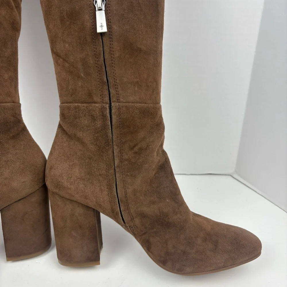 Kenneth Cole Carrah Women’s Brown Suede Over the Knee Boots Size 8M